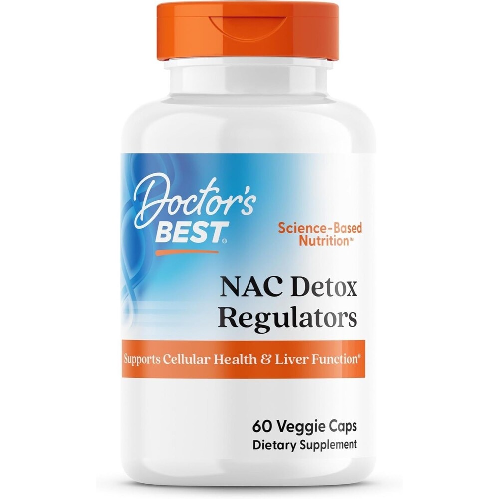 Doctor's Best NAC Detox Regulators, 3 PACK, Exp:1/27